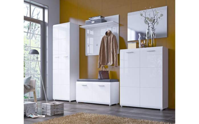 Garderobenpaneel Merano, weiß, 96 cm -05