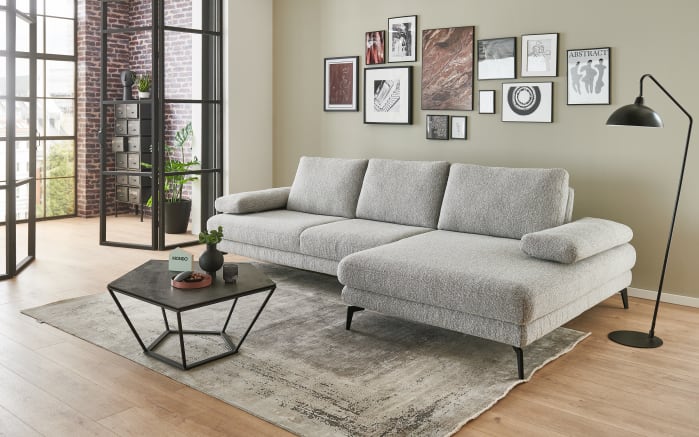 Ecksofa Kiso, alufarbig, inkl. Zubehör-01