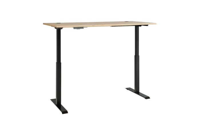Schreibtisch Memphis, Artisan Eiche/schwarz, inkl. Funktionen-03