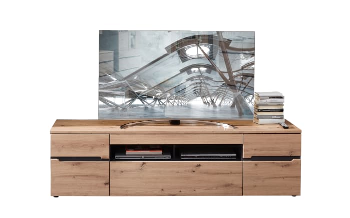 Wohnwand Memphis, Artisan Eiche Nachbildung/graphit, inkl. LED-Beleuchtung-06