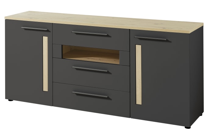 Sideboard Loft-Two, graphit supermatt-01