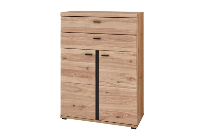 Büroschrank Sonos, Alteiche massiv/Artisan Eiche-Nachbildung, inkl. Softclose Funktion-01