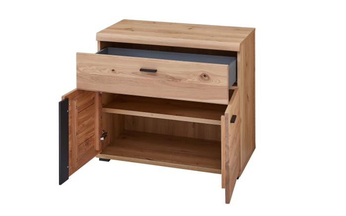 Büroschrank Sonos, Alteiche massiv/Artisan Eiche-Nachbildung, ca. 67 cm-03