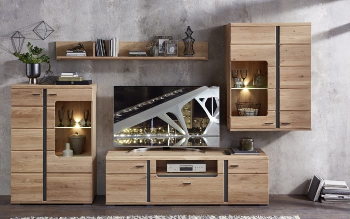 Hängevitrine Sonos II, Alteiche massiv/Artisan Eiche-Nachbildung, inkl. LED-Beleuchtung-03