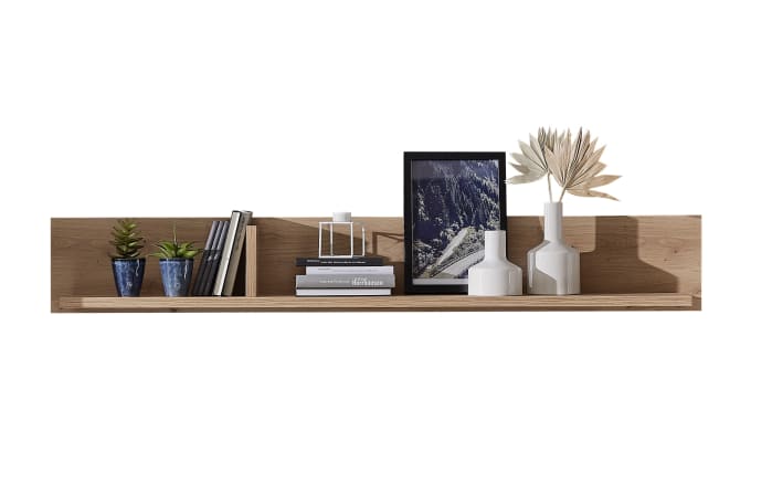 Wandbord Sonos II, Alteiche massiv/Artisan Eiche-Nachbildung, 150 cm-02