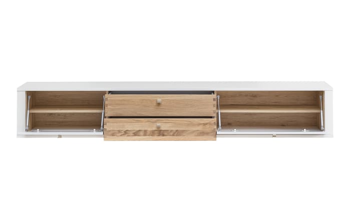 TV-Hängeelement Arktis, Eiche/weiß-02