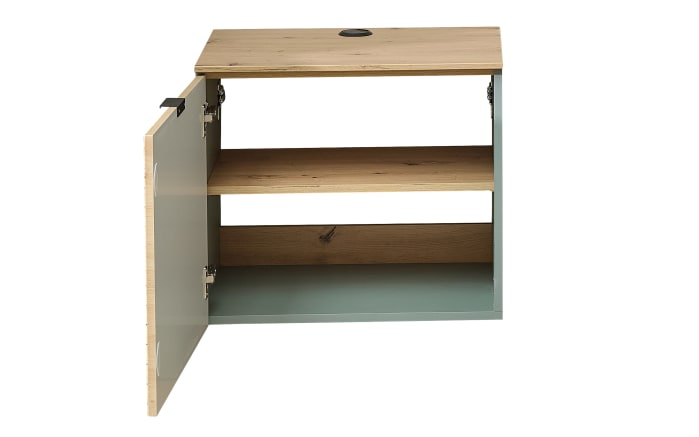 TV-Unterteil Ina, Artisan Eiche Nachbildung/schilfgrün-04