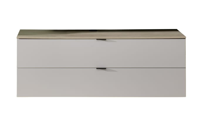 Lowboard Ina, kaschmir/Riva Eiche, 140 cm-01