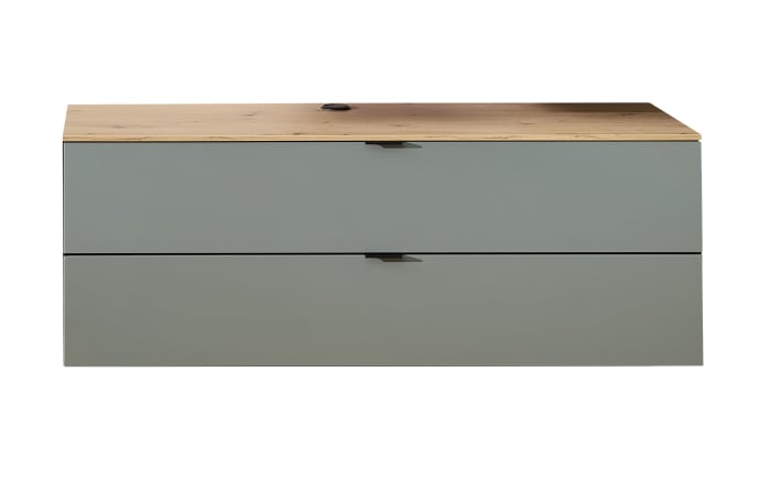 Lowboard Ina, schilfgrün/Artisan Eiche, 140 cm-02