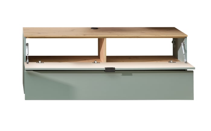 Lowboard Ina, schilfgrün/Artisan Eiche, 140 cm-04