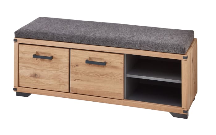 Garderobenkombi Genua, Wildeiche/graphit-04