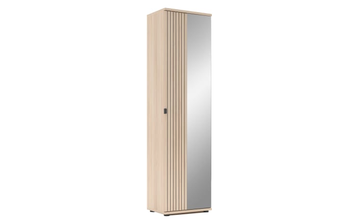 Garderobenschrank Pisa, Riva Eiche-Nachbildung, inkl. Kleiderstange-01