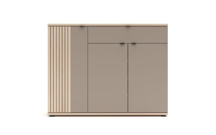 Garderobenkombination II Pisa, Riva Eiche-Nachbildung/basalt, inkl. Sitzkissen-06