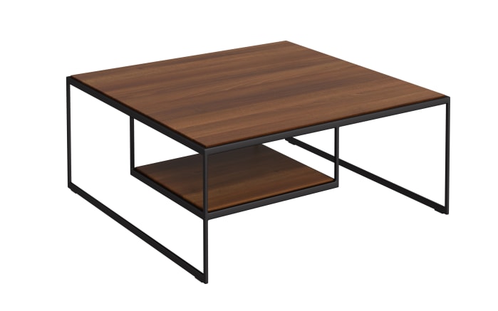 Couchtisch Toscana, Nussbaum, schwarz-01