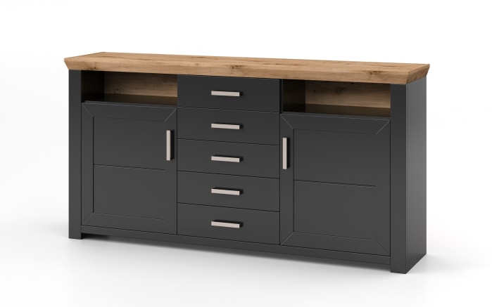 Sideboard York, Artisan Eiche Nachbildung/anthrazit-03