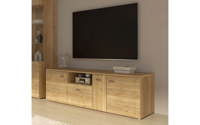 TV-Board Akinori, Mauvelle Eiche-Nachbildung, 174,5 cm-01