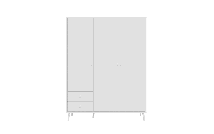 Kleiderschrank Harllson EasyKlix, weiß, 154,2 cm-04