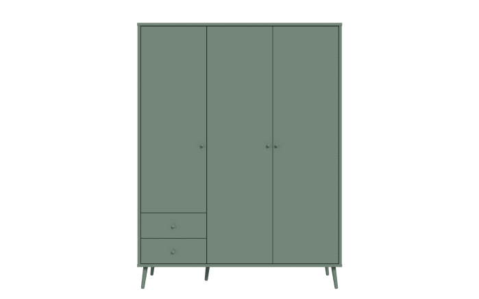 Kleiderschrank Harllson EasyKlix, salbeigrün, 154,2 cm-05