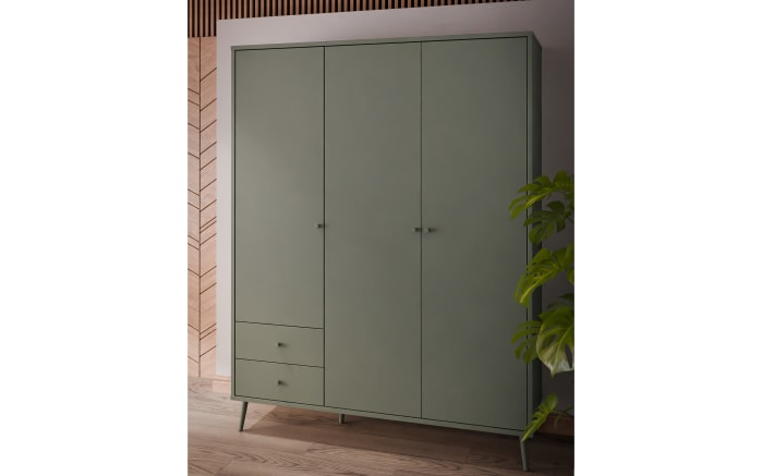 Kleiderschrank Harllson EasyKlix, salbeigrün, 154,2 cm-03