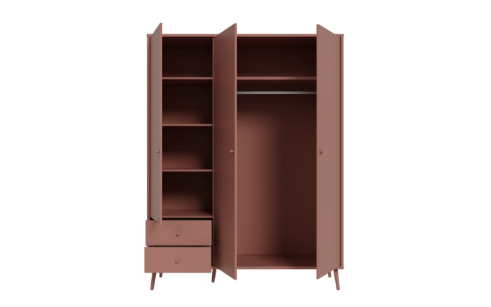Kleiderschrank Harllson EasyKlix, terracotta, 154,2 cm-04