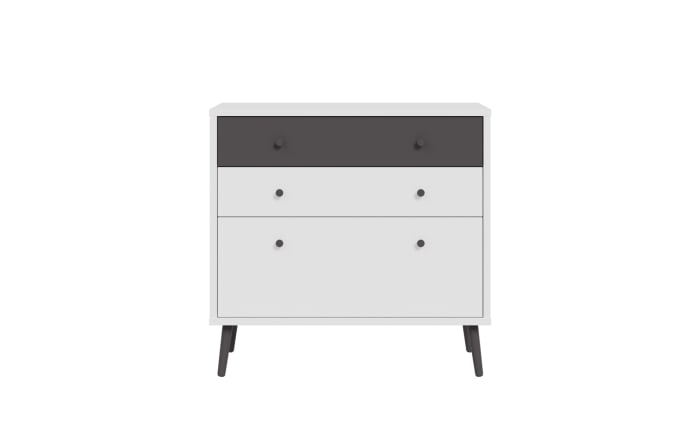 Sideboard Harllson EasyKlix, weiß/grau, 89,8 cm-02