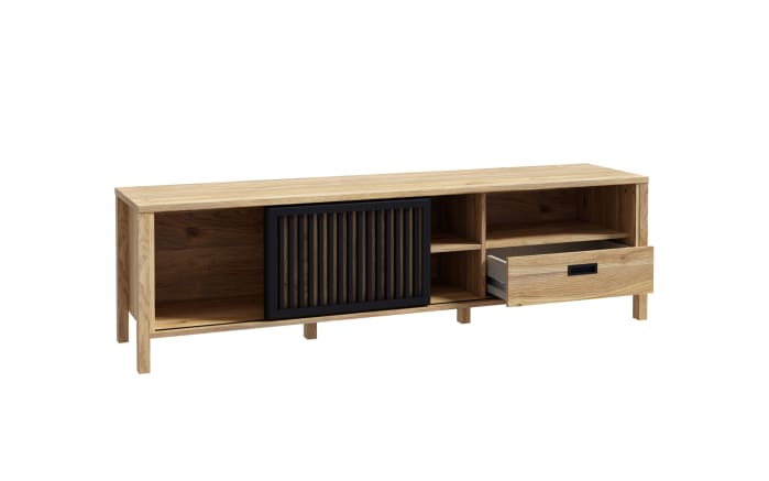 TV-Unterschrank Jytana, Mauvelle Eiche-Nachbildung/schwarz-05