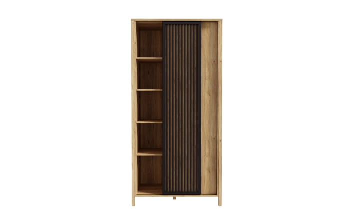 Kleiderschrank Jytana, Mauvelle Eiche-Nachbildung/schwarz-06