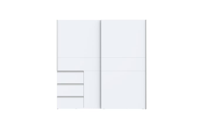 Kleiderschrank Winn2, weiß, 200 x 200,5 cm-02