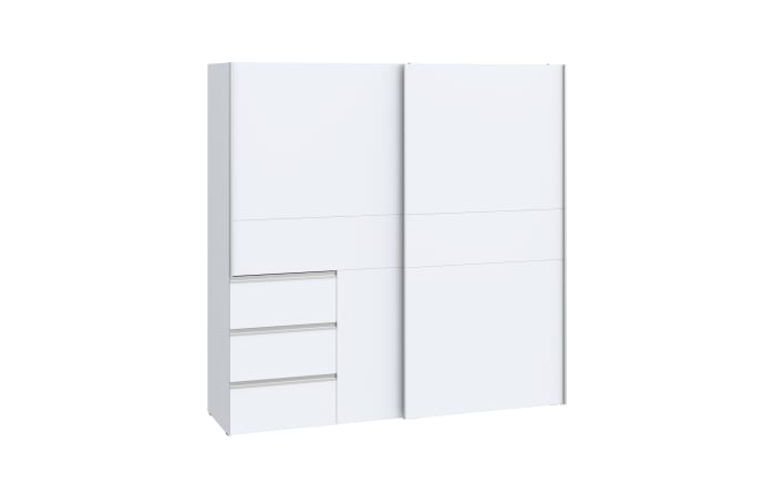 Kleiderschrank Winn2, weiß, 200 x 200,5 cm-03