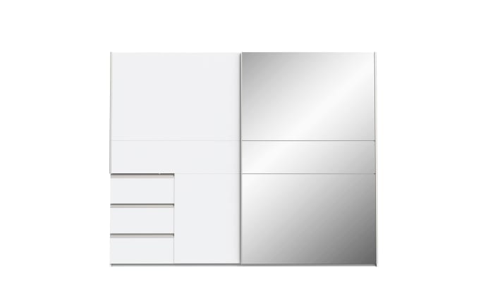 Kleiderschrank Winn2, weiß, 249 x 200,5 cm-03