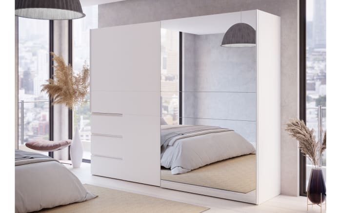 Kleiderschrank Winn2, weiß, 249 x 200,5 cm-01