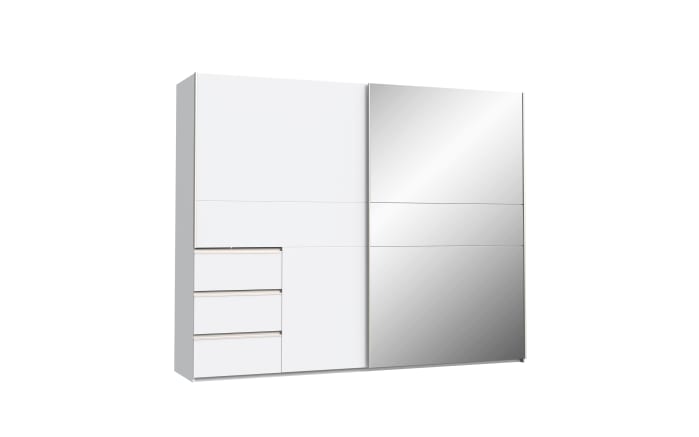 Kleiderschrank Winn2, weiß, 249 x 200,5 cm-02