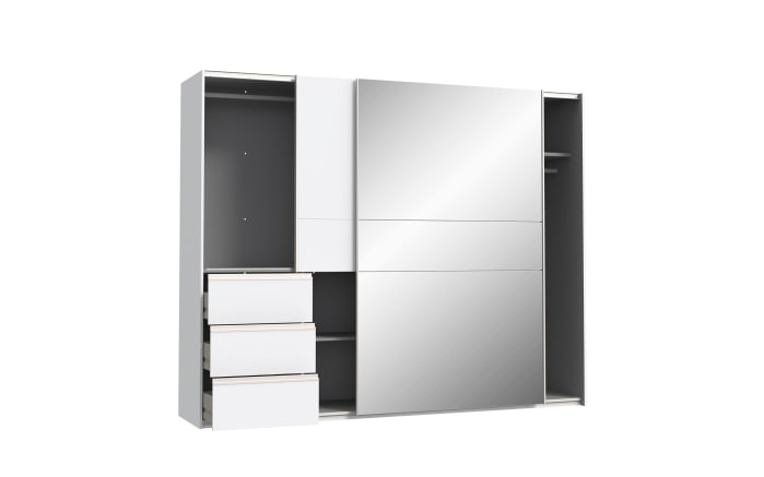 Kleiderschrank Winn2, weiß, 249 x 200,5 cm-04