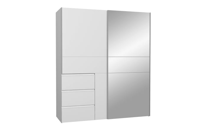 Kleiderschrank Winn2, weiß, 170,3 x 200,5 cm-02