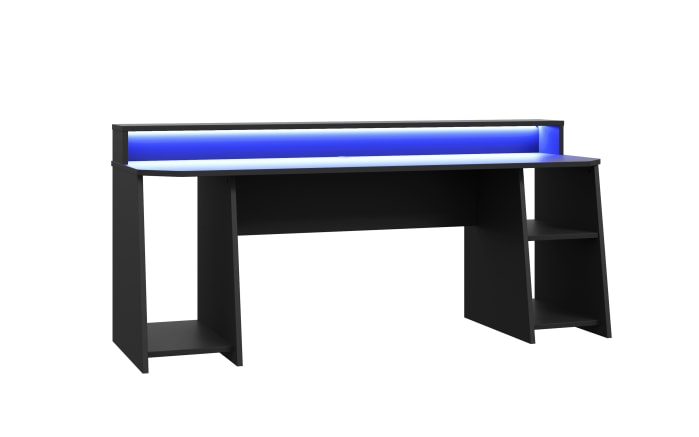 Gaming-Schreibtisch Tezaur, schwarz, 200 cm-03