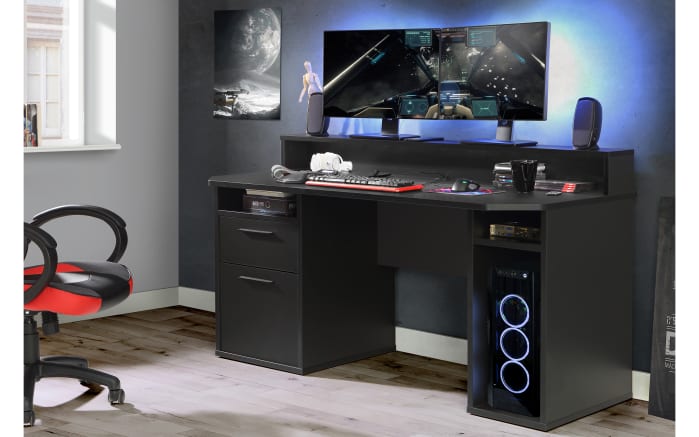 Schreibtisch Tezaur, schwarz-01