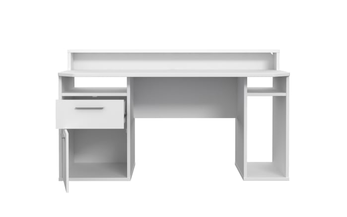 Schreibtisch Tezaur, weiß, inkl. Beleuchtung -09