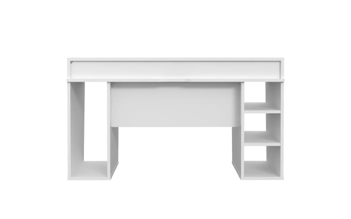 Gaming-Schreibtisch Tezaur, weiß, 160 cm-07