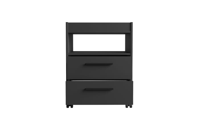 Rollcontainer Tezaur, schwarz-05