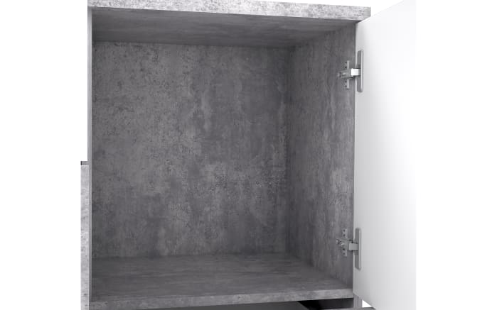 Kommode Skive, Beton-Nachbildung/weiß-08