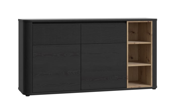 Sideboard Breathtaker, Artisan Eiche Nachbildung/schwarz-02