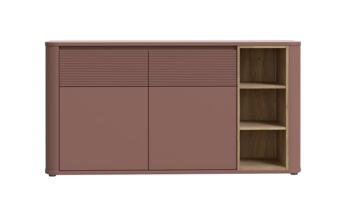 Sideboard Breathtaker, Mauvelle Eiche-Nachbildung/terracotta-03
