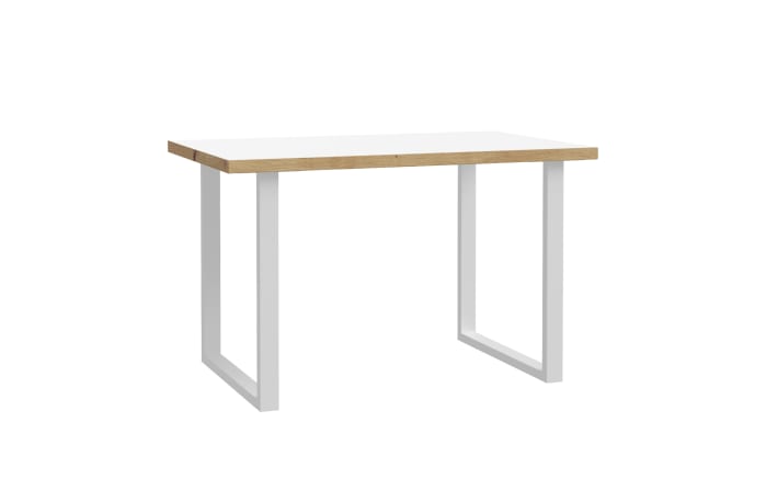 Schreibtisch Keflavik, Artisan Eiche-Nachbildung/weiß, 120 cm-01