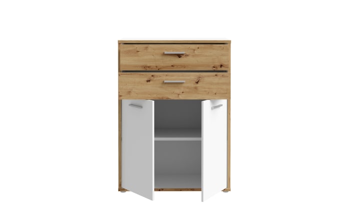 Kommode Keflavik, Artisan Eiche-Nachbildung/weiß-04