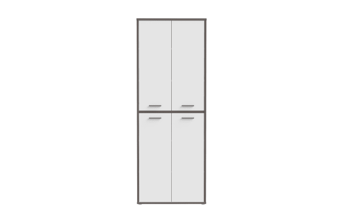 Aktenschrank Keflavik, grau/weiß-02