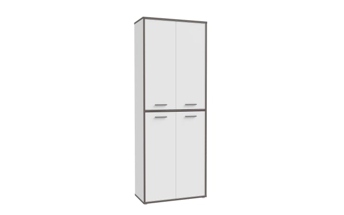 Aktenschrank Keflavik, grau/weiß-01