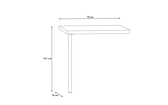 Verkettungs-Platte 90° Keflavik, grau/weiß-05