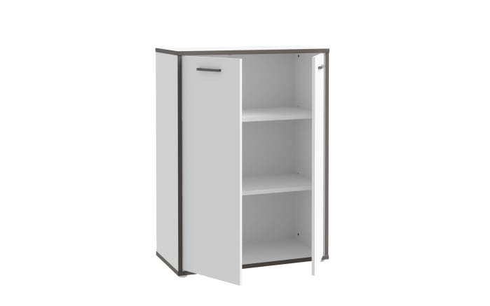 Kommode Keflavik, grau/weiß-03