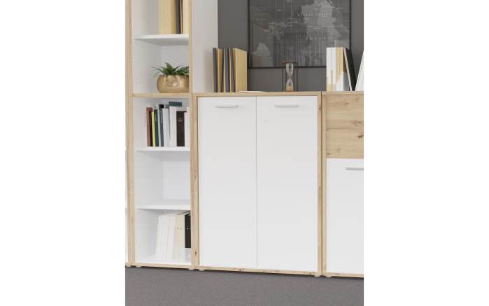 Kommode Keflavik, Artisan Eiche-Nachbildung/weiß-05