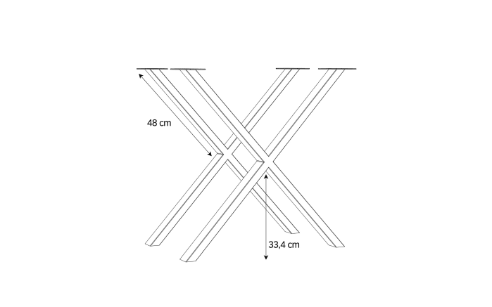 Metallfüße Tables, schwarz-04